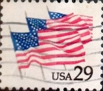 Stamps United States -  Intercambio 0,20 usd 29  cents. 1991
