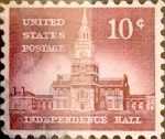 Sellos de America - Estados Unidos -  Intercambio 0,20 usd 10 cents. 1956