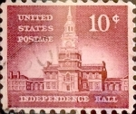 Sellos de America - Estados Unidos -  Intercambio 0,20 usd 10 cents. 1956