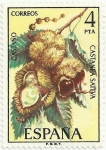 Stamps : Europe : Spain :  FLORA GRUPO IV. CASTAÑO. Castanea Sativa. EDIFIL 2257