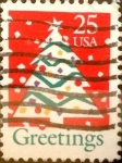Stamps United States -  Intercambio cxrf2 0,20 usd 25 cents. 1990