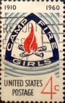 Sellos de America - Estados Unidos -  Intercambio 0,20 usd 4 cents. 1960 