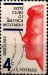 Stamps United States -  Intercambio cxrf2 0,20 usd 4 cents. 1960 