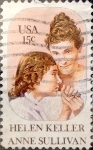 Stamps United States -  Intercambio cxrf2 0,20 usd 15 cents. 1980