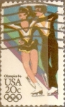 Stamps United States -  Intercambio cxrf2 0,20 usd 20 cents. 1984