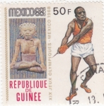 Sellos de Africa - Guinea -  OLIMPIADA DE MEXICO-68