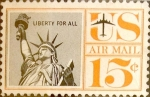 Stamps United States -  Intercambio 0,20 usd 15 cents. 1959