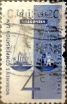 Stamps United States -  Intercambio 0,20 usd 4 cents. 1961