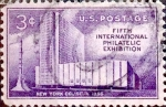 Sellos de America - Estados Unidos -  Intercambio 0,20 usd 3 cents. 1956