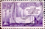 Stamps United States -  Intercambio 0,20 usd 3 cents. 1956