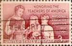 Sellos de America - Estados Unidos -  Intercambio 0,20 usd 3 cents. 1957