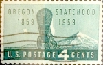 Sellos de America - Estados Unidos -  Intercambio 0,20 usd 4 cents. 1959