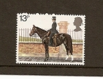 Stamps United Kingdom -  Policia a caballo