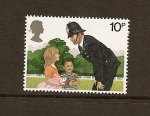 Stamps United Kingdom -  Policia urbana  (Bobby)
