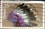 Stamps United States -  Intercambio 0,20 usd 25 cents. 1990