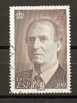 Stamps Spain -  Juan Carlos I. / Variedad de impresion.