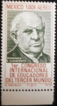 Sellos de America - Mxico -  Domingo F. Sarmiento