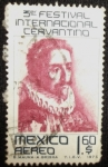 Stamps Mexico -  Miguel de Cervantes Saavedra