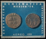 Stamps Mexico -  Monedas Antiguas de 4 Reales (1675)