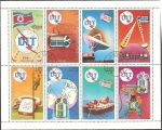 Stamps North Korea -  Centº de la Unión Internacional de Telecomunicaciones, U.I.T.