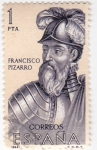 Sellos de Europa - Espa�a -  Francisco Pizarro-forjadores de América(18)