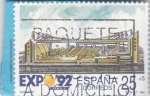 Stamps Spain -  Expo-92 Sevilla -auditorio (18)