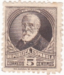 Stamps Spain -  Pi Margall-político (18)