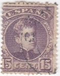 Stamps Spain -  Alfonso XIII- Tipo cadete (18)