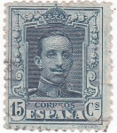 Stamps Spain -  Alfonso XIII- Tipo Vaquer (18)