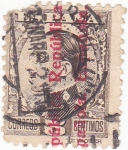 Stamps Spain -  Alfonso XIII-sobrecargado (18)