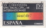 Sellos de Europa - Espa�a -  XV Coloquium Spectroscopicum (18)