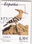 Stamps Spain -  Fauna -Abubilla (18)