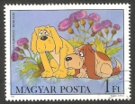 Stamps Hungary -  2834 - Vuk, el pequeño zorro, Héroe animal de Attila Dargay