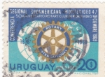 Stamps : America : Uruguay :  Conferencia Regional Sudamericana Montevideo