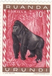 Stamps Rwanda -  Gorila