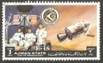 Sellos de Asia - Emiratos �rabes Unidos -  Ajman - Apolo 15