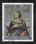 Stamps : Asia : Laos :  Raphael, 500th birth anniv.