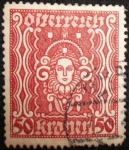Stamps : Europe : Austria :  Cabeza de Dama