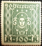 Stamps Austria -  Cabeza de Dama