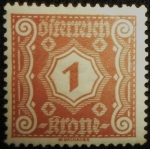 Sellos de Europa - Austria -  Numeral