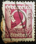 Stamps Austria -  Numeral