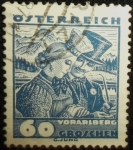 Stamps Austria -  Costumbres