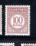 Stamps : Asia : Indonesia :  Sello de tasas