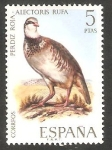 Stamps Spain -  2039 - perdiz roja