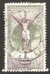 Stamps Spain -  2051 - iglesia del Crucifijo, Puente la Reina, Navarra