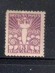 Stamps Croatia -  Alegoría