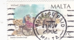 Stamps : Europe : Malta :  Ilustración carro