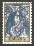 Stamps Spain -   2079 - El ciego de los romances, Pintura de Solana