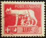 Stamps Italy -  Romulo y Remo