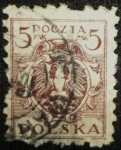 Stamps : Europe : Poland :  Aguila en Escudo Barroco